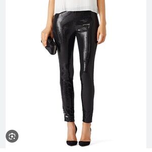 Bb Dakota black sequins leggings & Marseille shirt